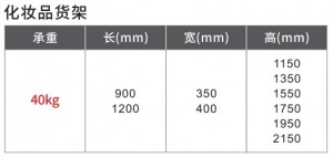 RD-008化妝品貨架